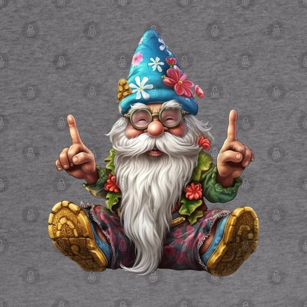 Hippie Gnome #10 by Chromatic Fusion Studio